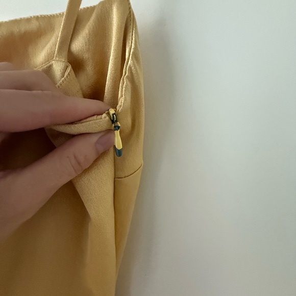 bec + bridge Nadia Yellow Maxi Dress with Slit - Picture 5 of 10